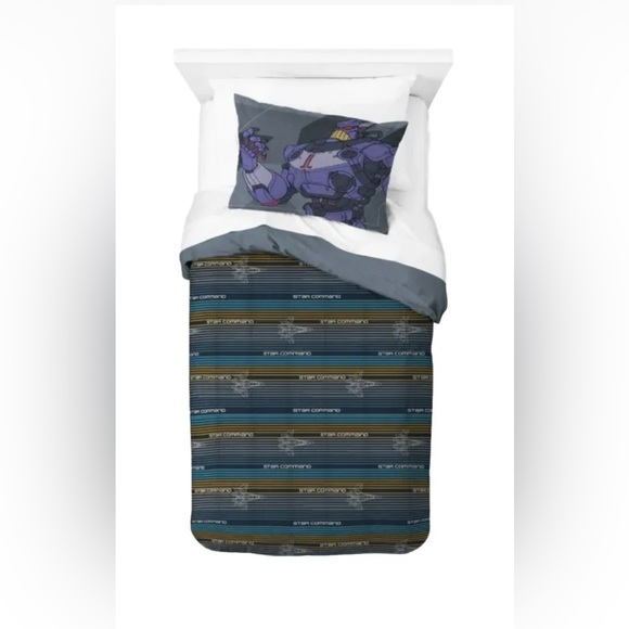 *new in box*Buzz Lightyear Space Kids 2-Pc Twin/Full Reversible Comforter + sham - Picture 2 of 4